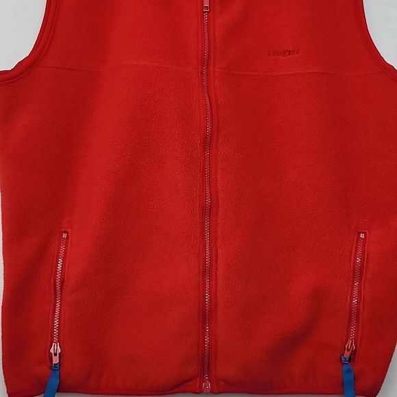 Patagonia Fleece Vest Embroidered logo Vintage Size XL - Picture 5 of 10